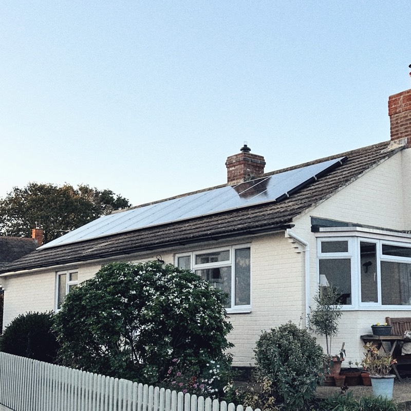 Solar system panels installation